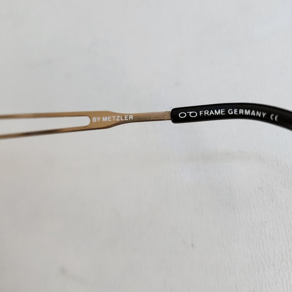 PALOMA PICASSO x VINTAGE 8410 290 Gold rim glasses 90s round sunglasses - Picture 13 of 16